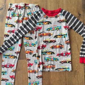 Hatley Car Print Pajama Set-size 10